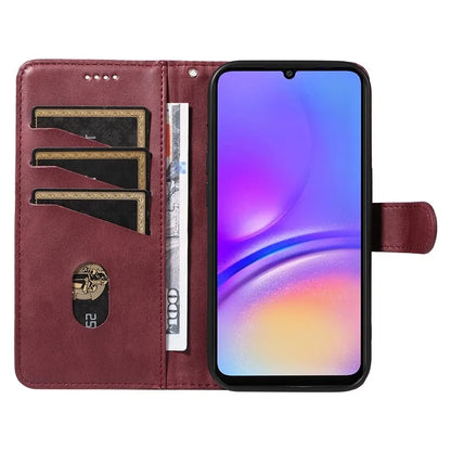 For Samsung Galaxy A06 Case Flip Wallet T-Shape Lines Leather Phone Cover
