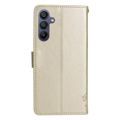 KT Imprinting Flower Series-3 For Samsung Galaxy A16 5G Case Cat Tree Pattern Flip Leather Phone Cover