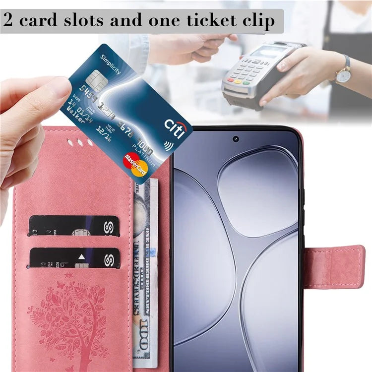KT Imprinting Flower Series-3 For Xiaomi Redmi K70 Ultra Case Cat Tree Pattern Flip Leather Phone Cover