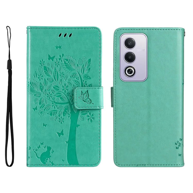 KT Imprinting Flower Series-3 For Xiaomi Redmi K70 Ultra Case Cat Tree Pattern Flip Leather Phone Cover