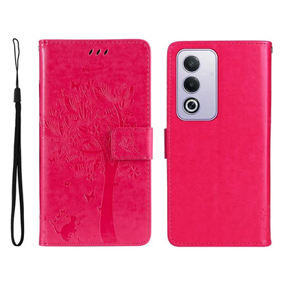 KT Imprinting Flower Series-3 For Xiaomi Redmi K70 Ultra Case Cat Tree Pattern Flip Leather Phone Cover