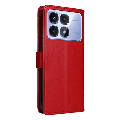 KT Imprinting Flower Series-3 For Xiaomi Redmi K70 Ultra Case Cat Tree Pattern Flip Leather Phone Cover