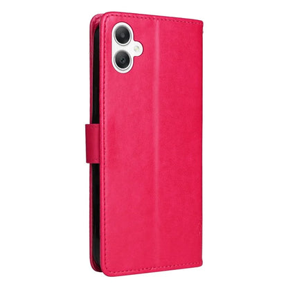 KT Imprinting Flower Series-3 For Samsung Galaxy A06 Case Cat Tree Pattern Flip Leather Phone Cover
