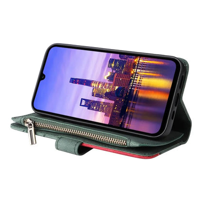 KT Multi-Function Series-5 For Samsung Galaxy A16 5G Case Zipper Wallet Leather Phone Cover Stand