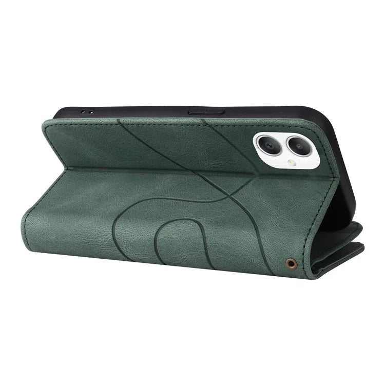 KT Multi-Function Series-5 For Samsung Galaxy A06 Case Zipper Wallet Leather Phone Cover Stand