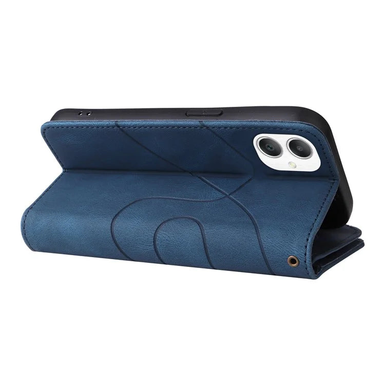 KT Multi-Function Series-5 For Samsung Galaxy A06 Case Zipper Wallet Leather Phone Cover Stand