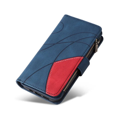 KT Multi-Function Series-5 For Samsung Galaxy A06 Case Zipper Wallet Leather Phone Cover Stand