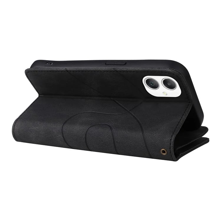 KT Multi-Function Series-5 For Samsung Galaxy A06 Case Zipper Wallet Leather Phone Cover Stand