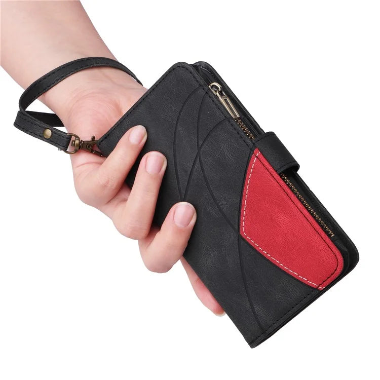 KT Multi-Function Series-5 For Samsung Galaxy A06 Case Zipper Wallet Leather Phone Cover Stand
