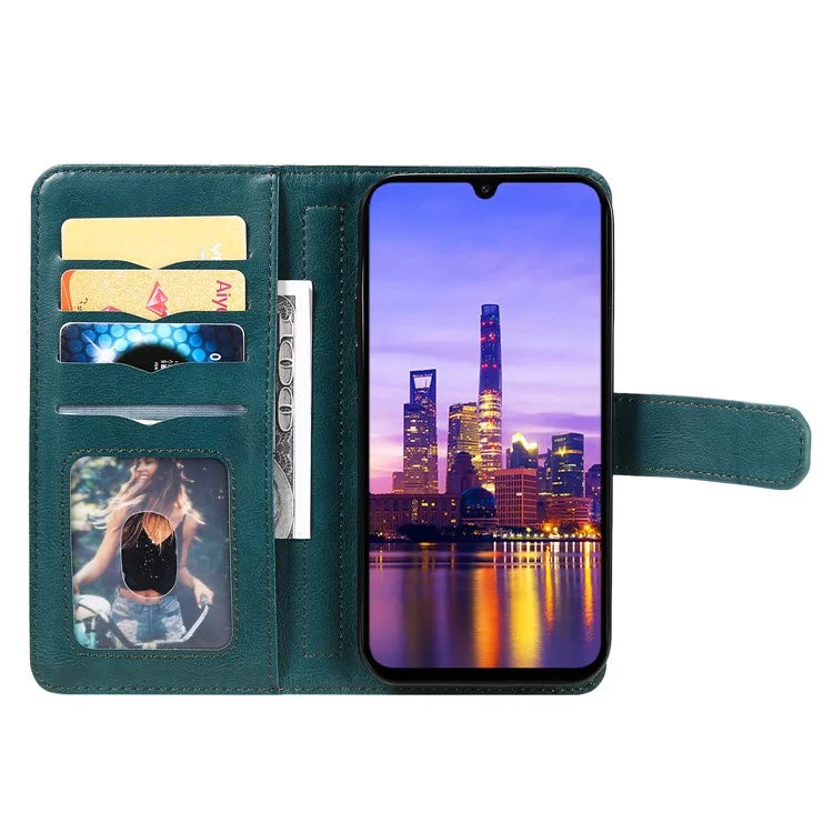 KT Multi-Functional Series-1 For Samsung Galaxy A16 5G Case 10 Card Holder Leather Phone Cover Stand