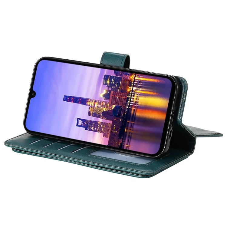 KT Multi-Functional Series-1 For Samsung Galaxy A16 5G Case 10 Card Holder Leather Phone Cover Stand
