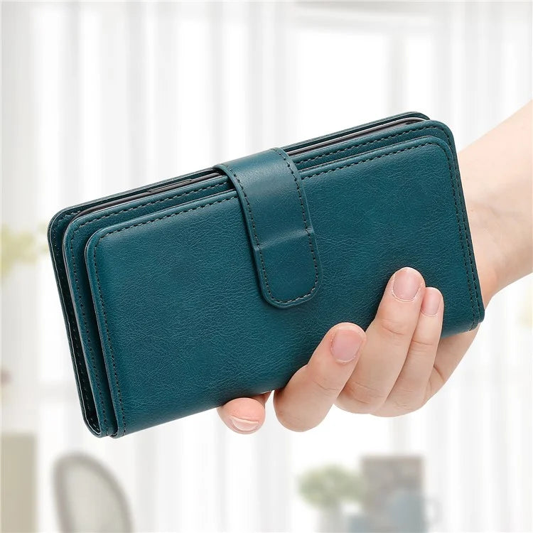 KT Multi-Functional Series-1 For Samsung Galaxy A16 5G Case 10 Card Holder Leather Phone Cover Stand