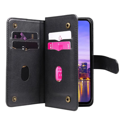 KT Multi-Functional Series-1 For Samsung Galaxy A16 5G Case 10 Card Holder Leather Phone Cover Stand