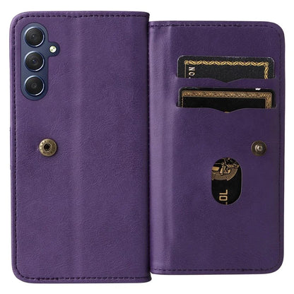 KT Multi-Functional Series-1 For Samsung Galaxy A16 5G Case 10 Card Holder Leather Phone Cover Stand