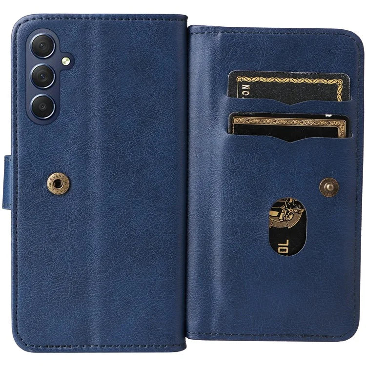 KT Multi-Functional Series-1 For Samsung Galaxy A16 5G Case 10 Card Holder Leather Phone Cover Stand