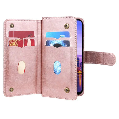 KT Multi-Functional Series-1 For Samsung Galaxy A16 5G Case 10 Card Holder Leather Phone Cover Stand