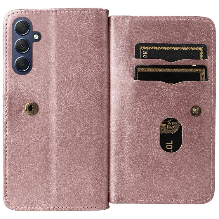 KT Multi-Functional Series-1 For Samsung Galaxy A16 5G Case 10 Card Holder Leather Phone Cover Stand