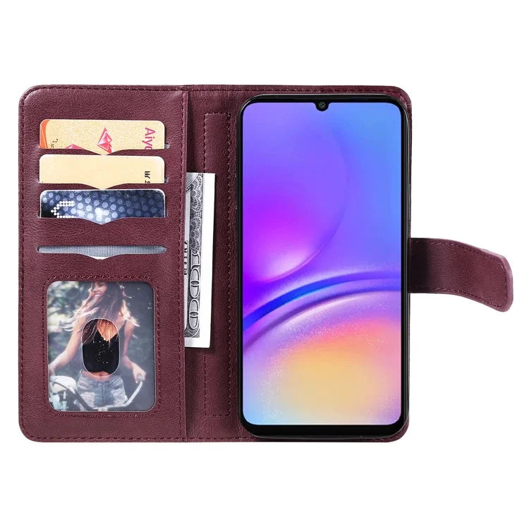 KT Multi-Functional Series-1 For Samsung Galaxy A06 Case 10 Card Holder Leather Phone Cover Stand