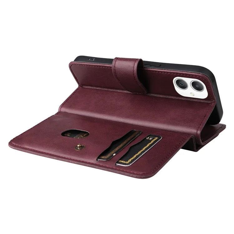 KT Multi-Functional Series-1 For Samsung Galaxy A06 Case 10 Card Holder Leather Phone Cover Stand