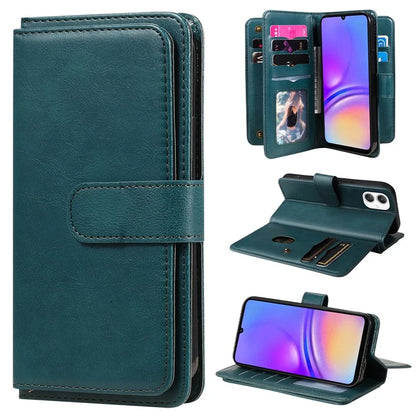 KT Multi-Functional Series-1 For Samsung Galaxy A06 Case 10 Card Holder Leather Phone Cover Stand