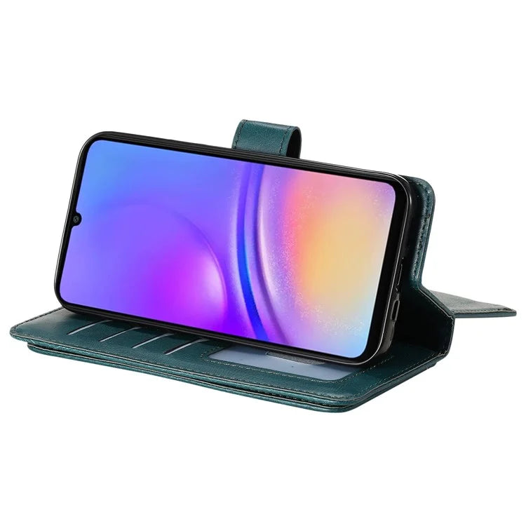 KT Multi-Functional Series-1 For Samsung Galaxy A06 Case 10 Card Holder Leather Phone Cover Stand