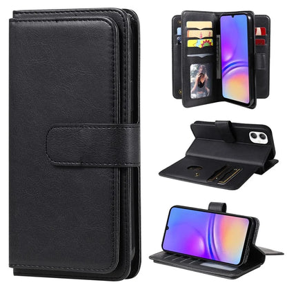 KT Multi-Functional Series-1 For Samsung Galaxy A06 Case 10 Card Holder Leather Phone Cover Stand