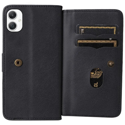 KT Multi-Functional Series-1 For Samsung Galaxy A06 Case 10 Card Holder Leather Phone Cover Stand