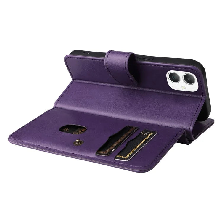 KT Multi-Functional Series-1 For Samsung Galaxy A06 Case 10 Card Holder Leather Phone Cover Stand
