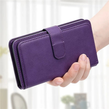 KT Multi-Functional Series-1 For Samsung Galaxy A06 Case 10 Card Holder Leather Phone Cover Stand