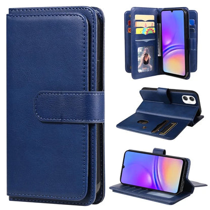 KT Multi-Functional Series-1 For Samsung Galaxy A06 Case 10 Card Holder Leather Phone Cover Stand