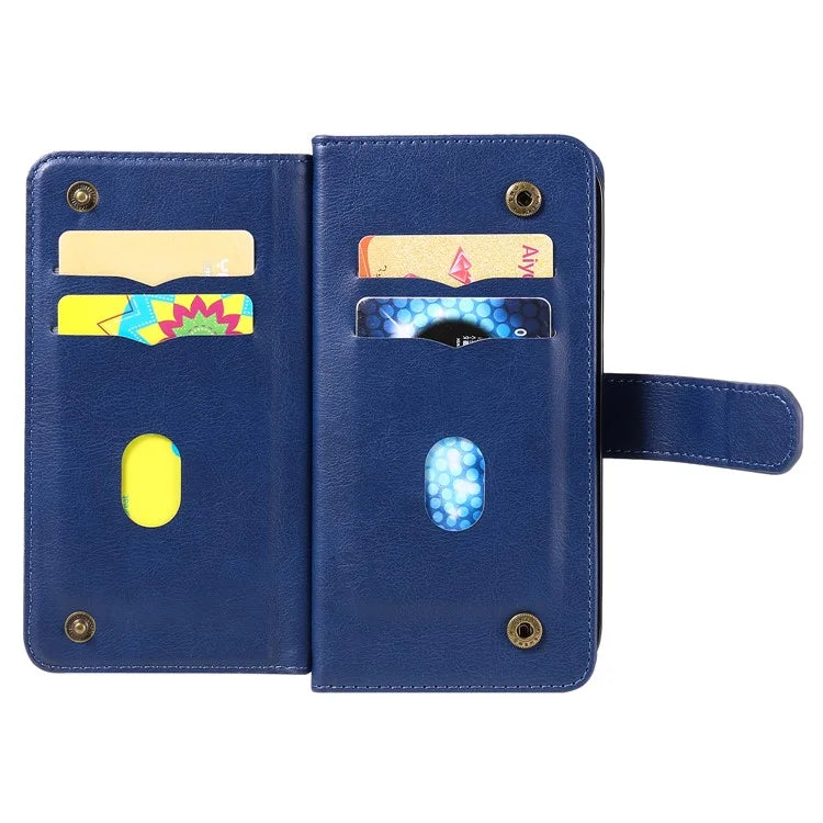 KT Multi-Functional Series-1 For Samsung Galaxy A06 Case 10 Card Holder Leather Phone Cover Stand