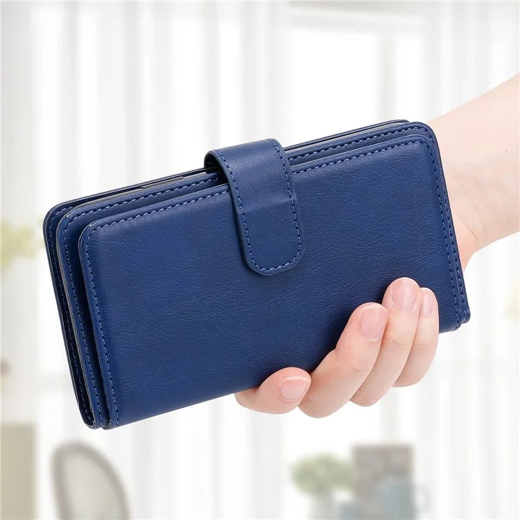 KT Multi-Functional Series-1 For Samsung Galaxy A06 Case 10 Card Holder Leather Phone Cover Stand