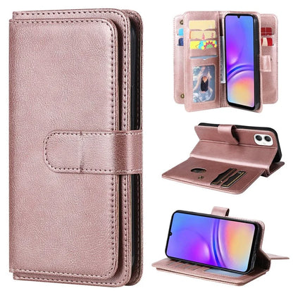 KT Multi-Functional Series-1 For Samsung Galaxy A06 Case 10 Card Holder Leather Phone Cover Stand