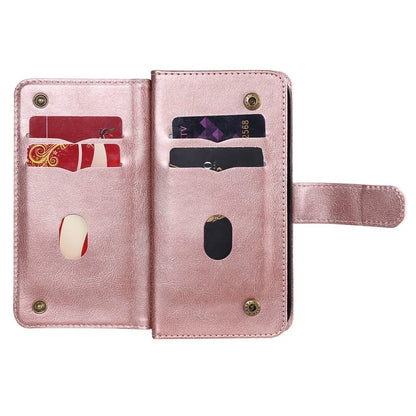 KT Multi-Functional Series-1 For Samsung Galaxy A06 Case 10 Card Holder Leather Phone Cover Stand