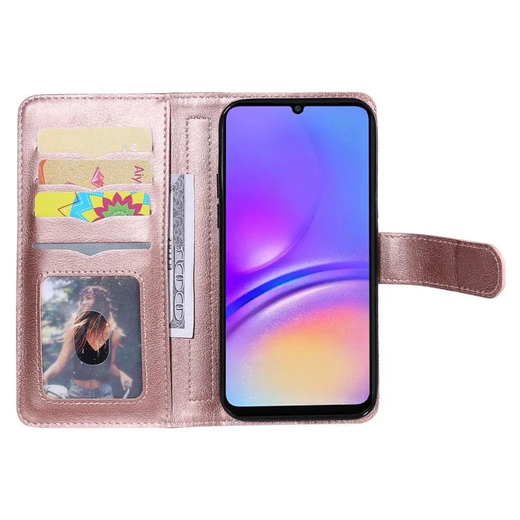 KT Multi-Functional Series-1 For Samsung Galaxy A06 Case 10 Card Holder Leather Phone Cover Stand