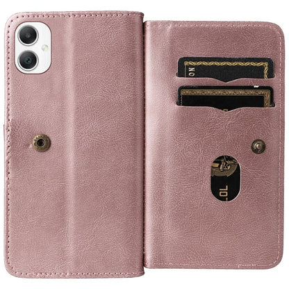 KT Multi-Functional Series-1 For Samsung Galaxy A06 Case 10 Card Holder Leather Phone Cover Stand