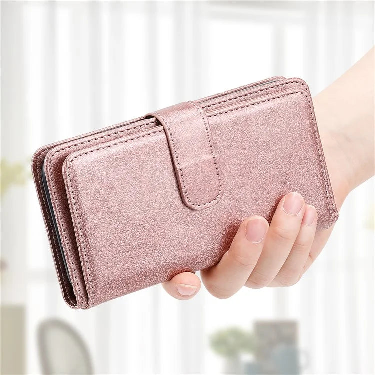 KT Multi-Functional Series-1 For Samsung Galaxy A06 Case 10 Card Holder Leather Phone Cover Stand