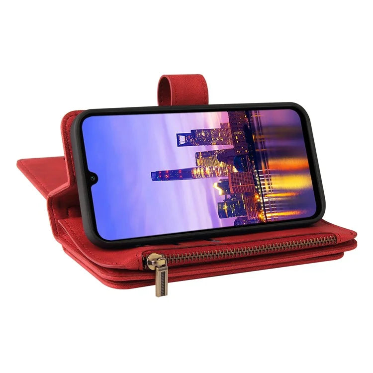 KT Multi-Functional Series-2 For Samsung Galaxy A16 5G Phone Case Zipper Wallet Leather Stand Cover