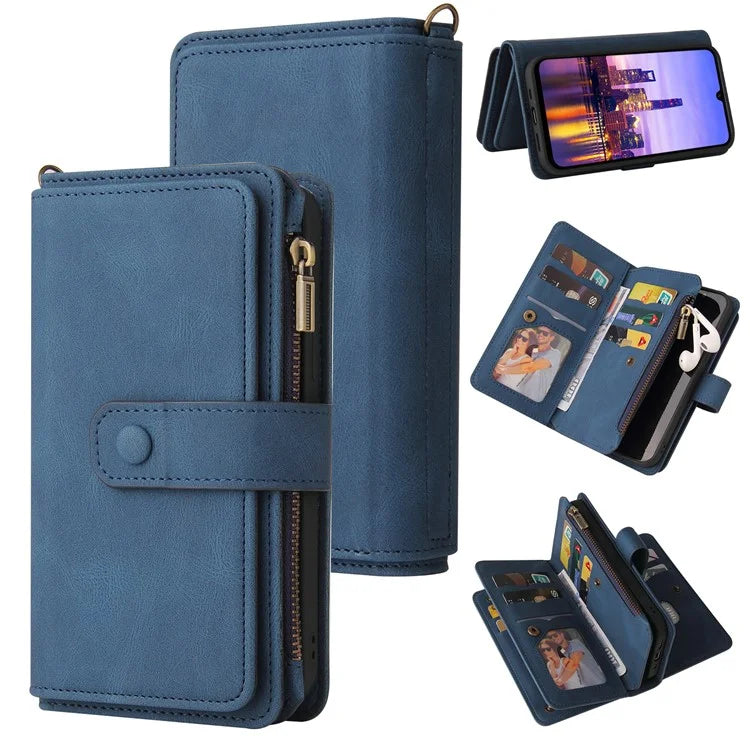 KT Multi-Functional Series-2 For Samsung Galaxy A16 5G Phone Case Zipper Wallet Leather Stand Cover