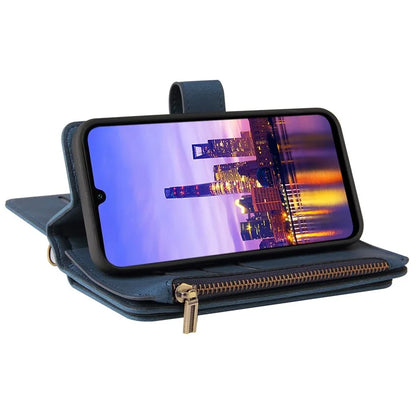 KT Multi-Functional Series-2 For Samsung Galaxy A16 5G Phone Case Zipper Wallet Leather Stand Cover