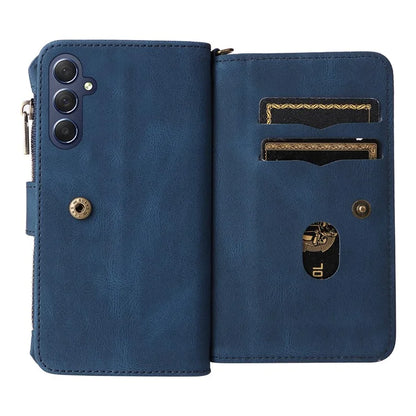 KT Multi-Functional Series-2 For Samsung Galaxy A16 5G Phone Case Zipper Wallet Leather Stand Cover