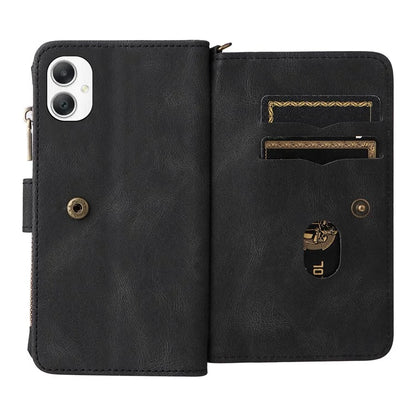 KT Multi-Functional Series-2 For Samsung Galaxy A06 Phone Case Zipper Wallet Leather Stand Cover