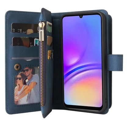 KT Multi-Functional Series-2 For Samsung Galaxy A06 Phone Case Zipper Wallet Leather Stand Cover