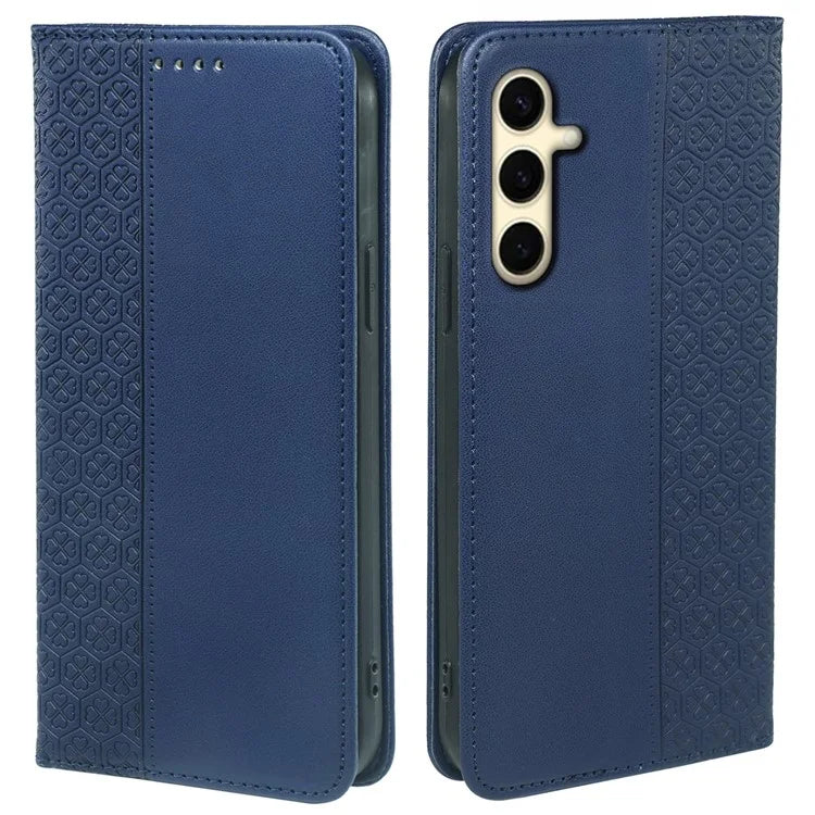 For Samsung Galaxy A16 5G Case Four-Leaf Clover Leather Flip Phone Cover Stand Wallet