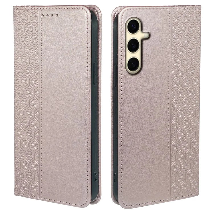 For Samsung Galaxy A16 5G Case Four-Leaf Clover Leather Flip Phone Cover Stand Wallet