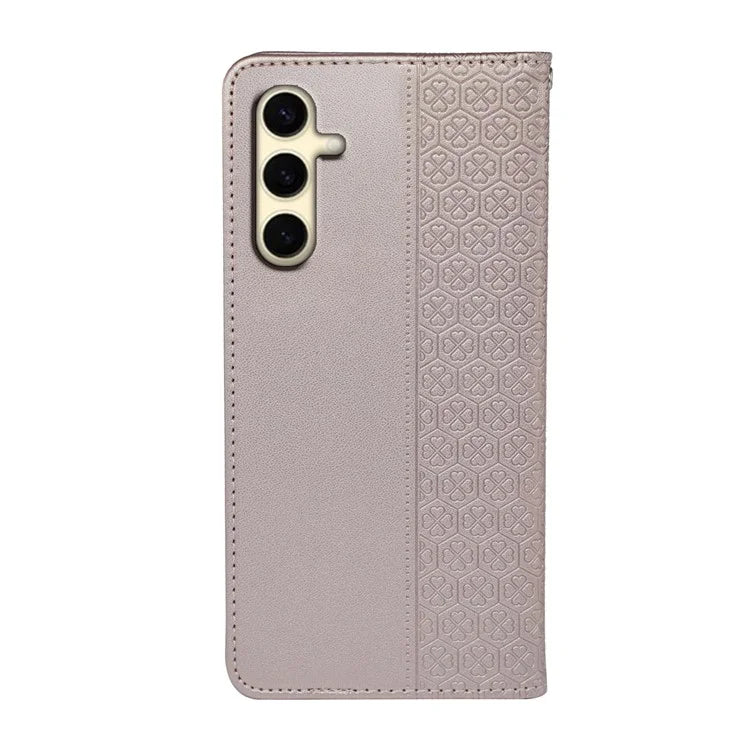 For Samsung Galaxy A16 5G Case Four-Leaf Clover Leather Flip Phone Cover Stand Wallet