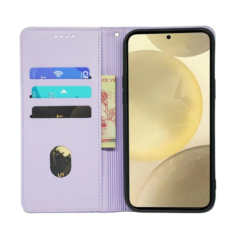 For Samsung Galaxy A16 5G Case Four-Leaf Clover Leather Flip Phone Cover Stand Wallet