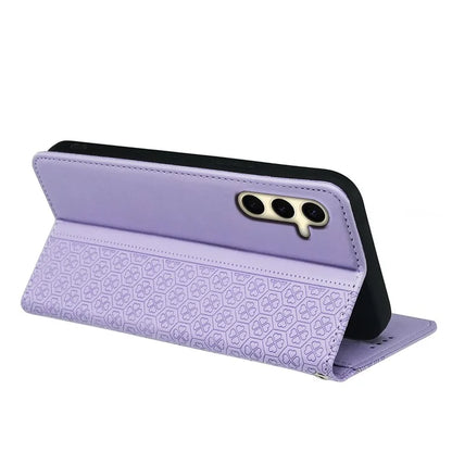 For Samsung Galaxy A16 5G Case Four-Leaf Clover Leather Flip Phone Cover Stand Wallet