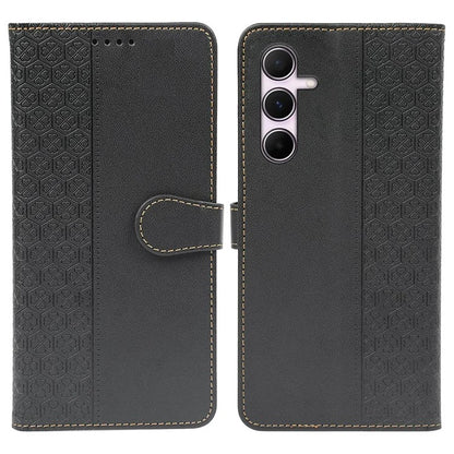 For Samsung Galaxy A16 5G Case Magnetic Clasp Four-Leaf Clover Leather Phone Cover