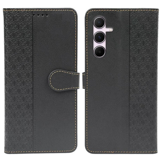 For Samsung Galaxy A16 5G Case Magnetic Clasp Four-Leaf Clover Leather Phone Cover